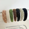 Pequeña esponja de viento fragante aro de pelo engrosado cabeza alta cranial top moda hundred ride aro de pelo suave gruta de otoño e invierno tweed pelo paquete tocados Application Scenario